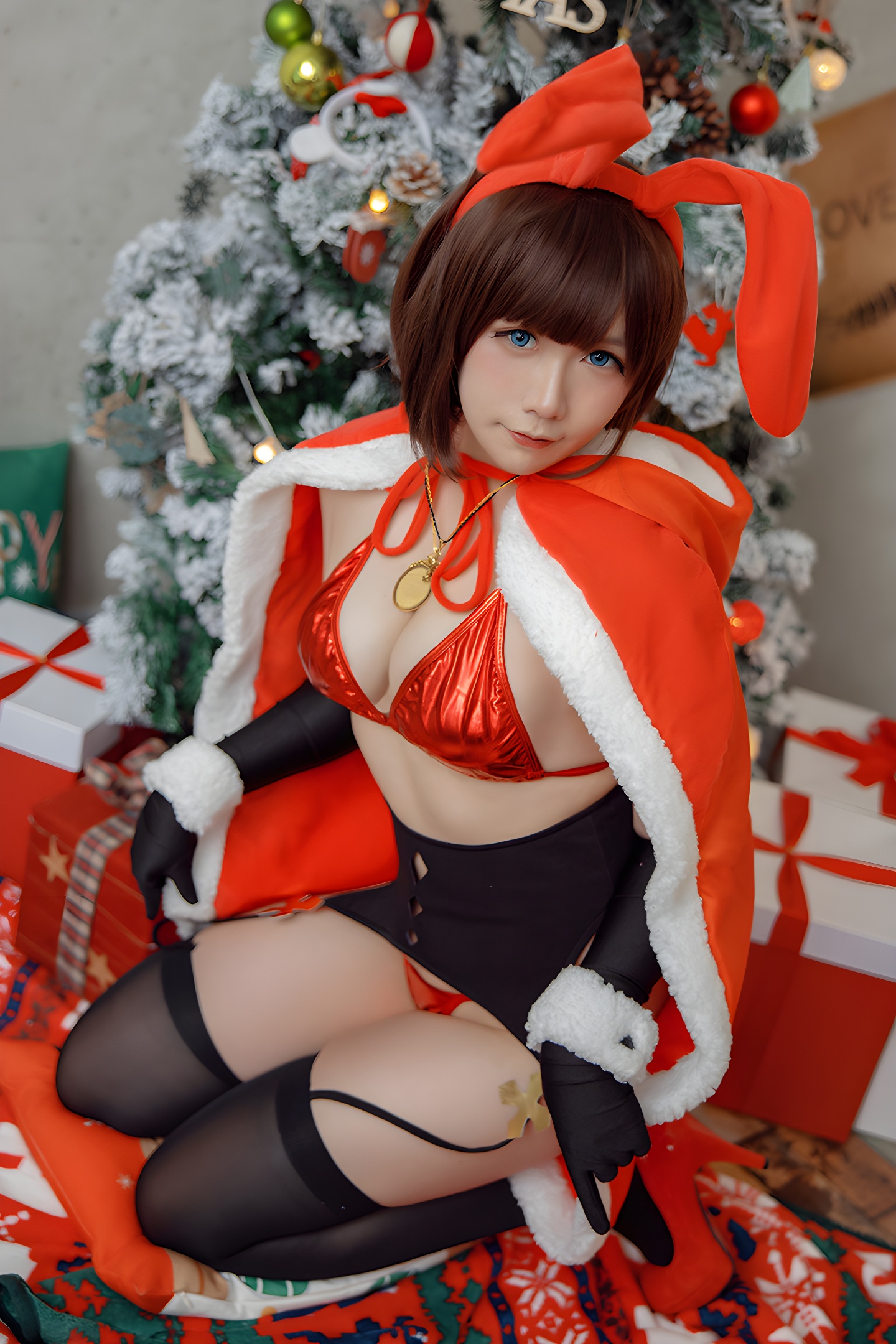 天然呆萌麻花酱：甜美笑容与完美身材的完美结合