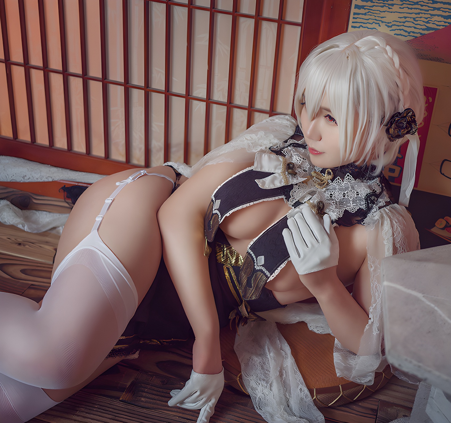 天然呆萌麻花酱：甜美笑容与完美身材的完美结合