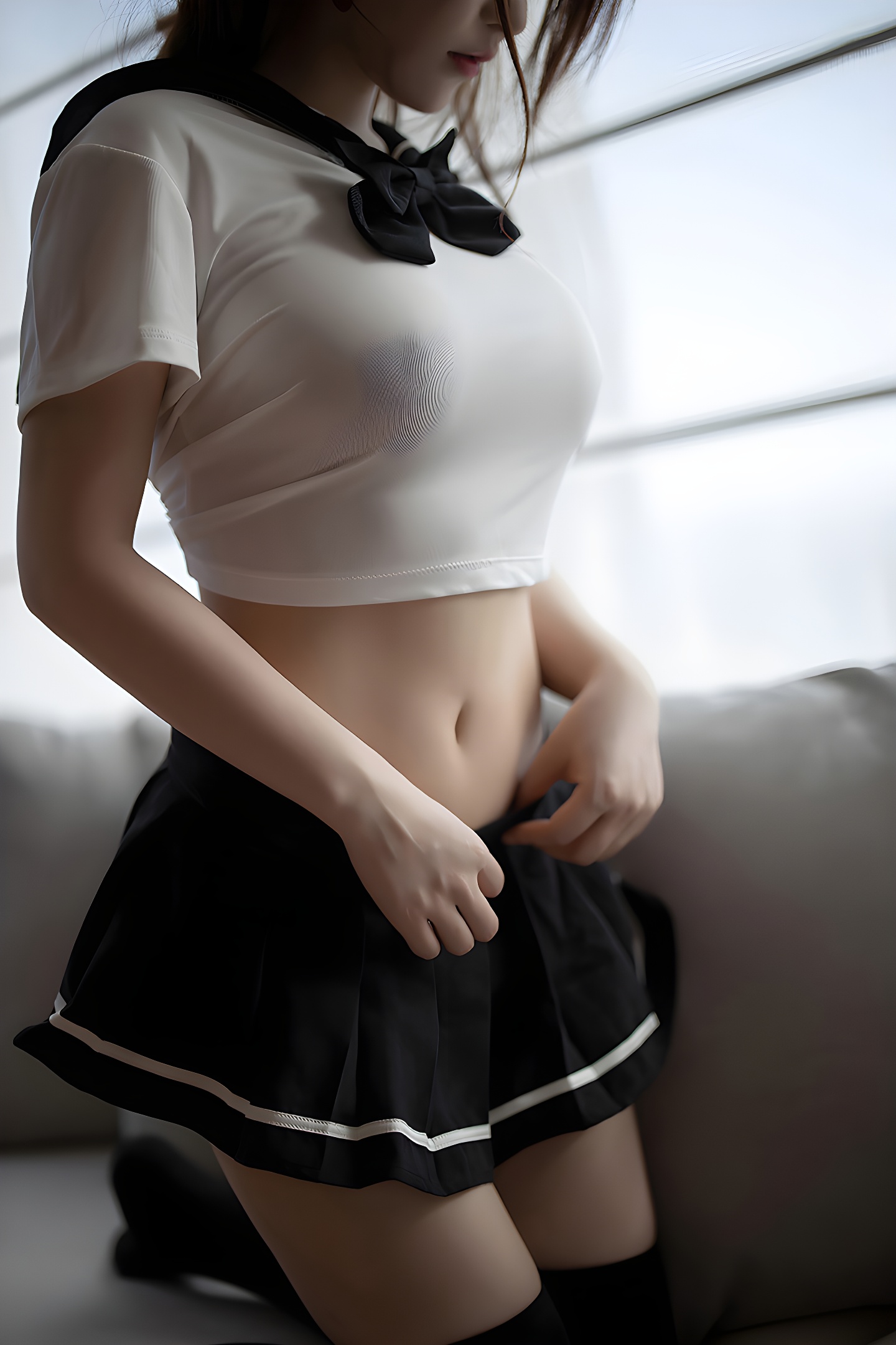 绯月樱真空激凸写真：性感与艺术的完美结合