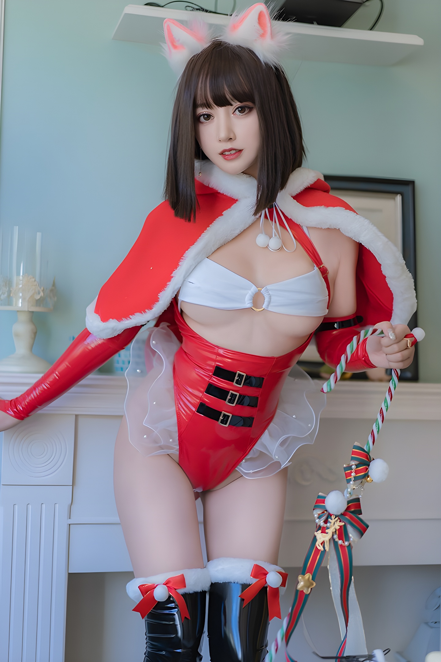 节日诱惑：圣诞主题死库水蜜臀时尚写真