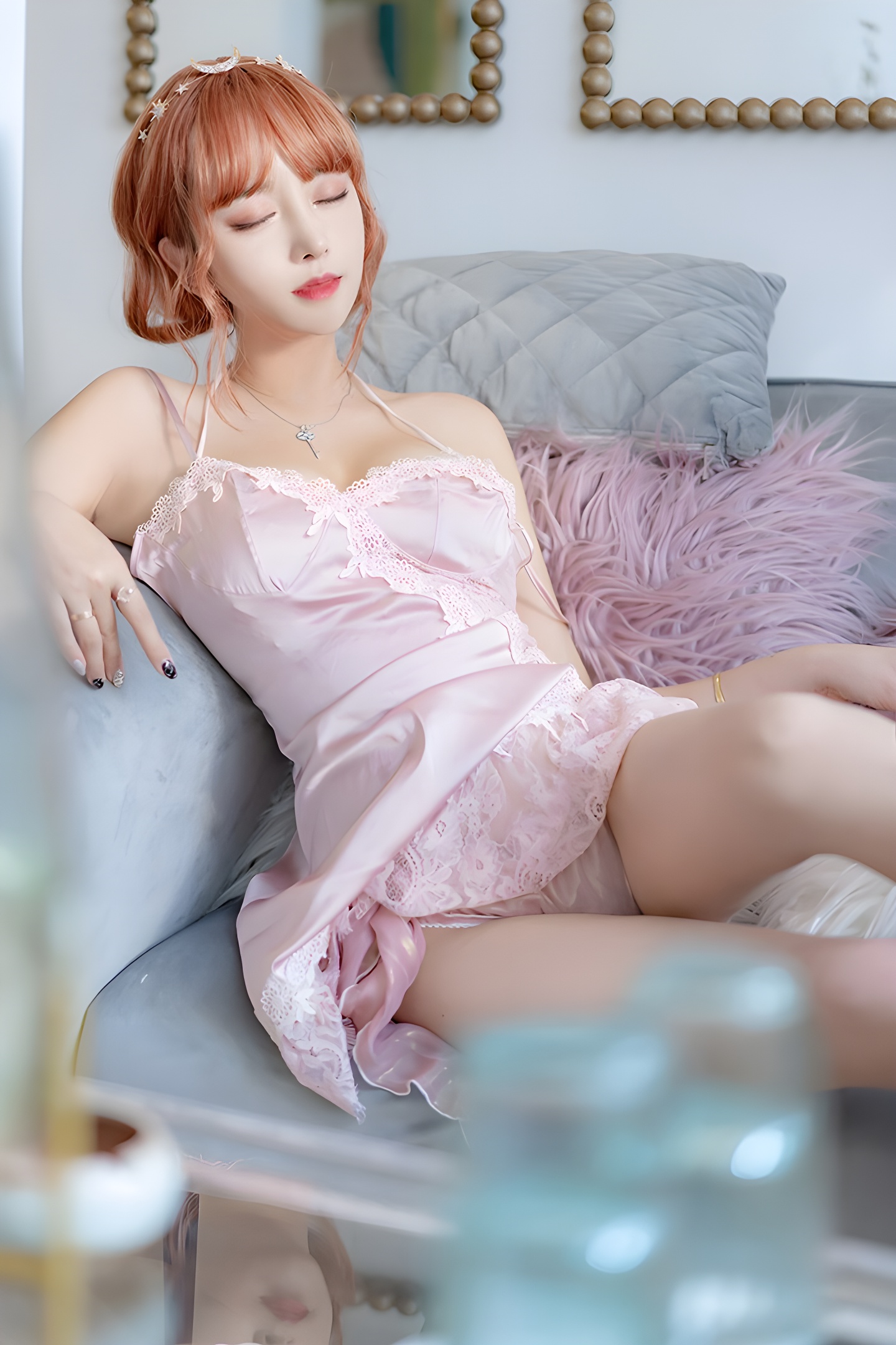 梦幻睡娘米线线：酥胸美臀的极致诱惑