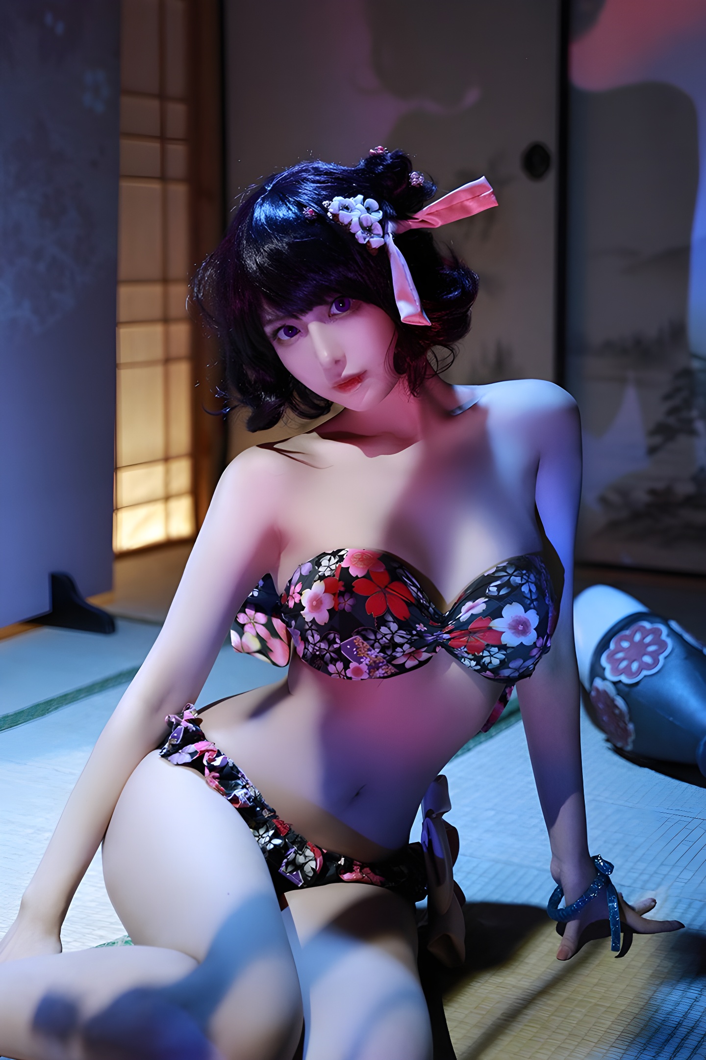 画仙COS小鹿鹿：夺命娇体与唯美性感的完美结合