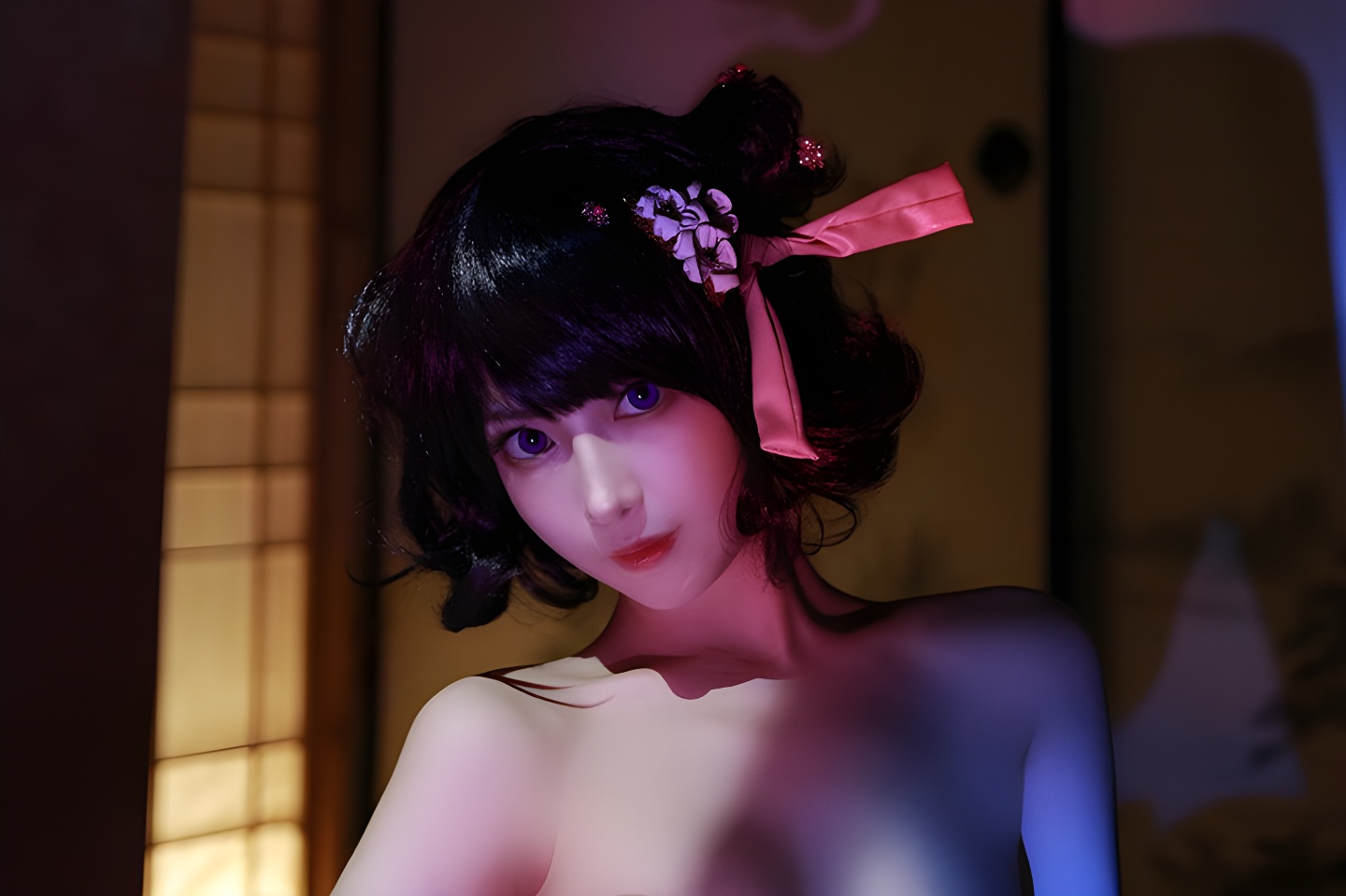 画仙COS小鹿鹿：夺命娇体与唯美性感的完美结合