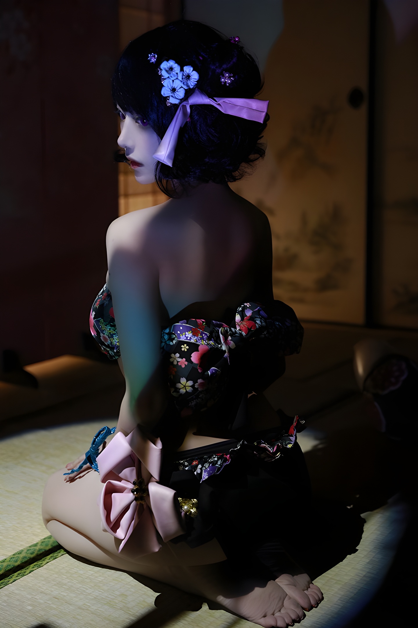 画仙COS小鹿鹿：夺命娇体与唯美性感的完美结合