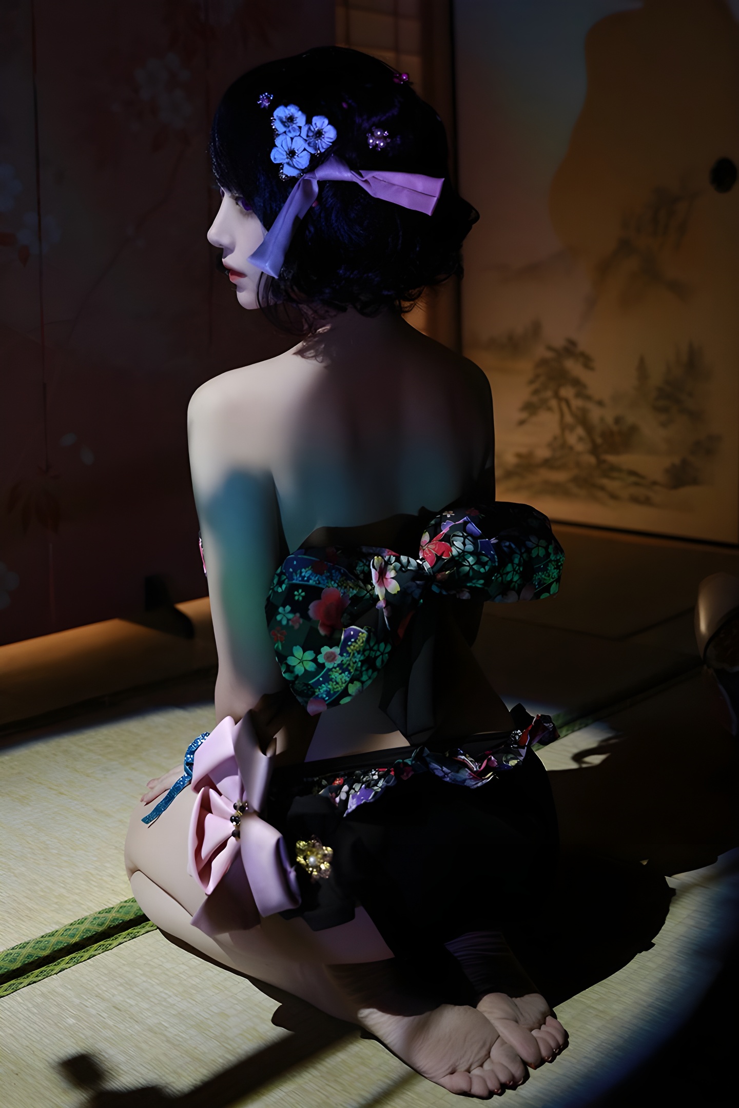 画仙COS小鹿鹿：夺命娇体与唯美性感的完美结合