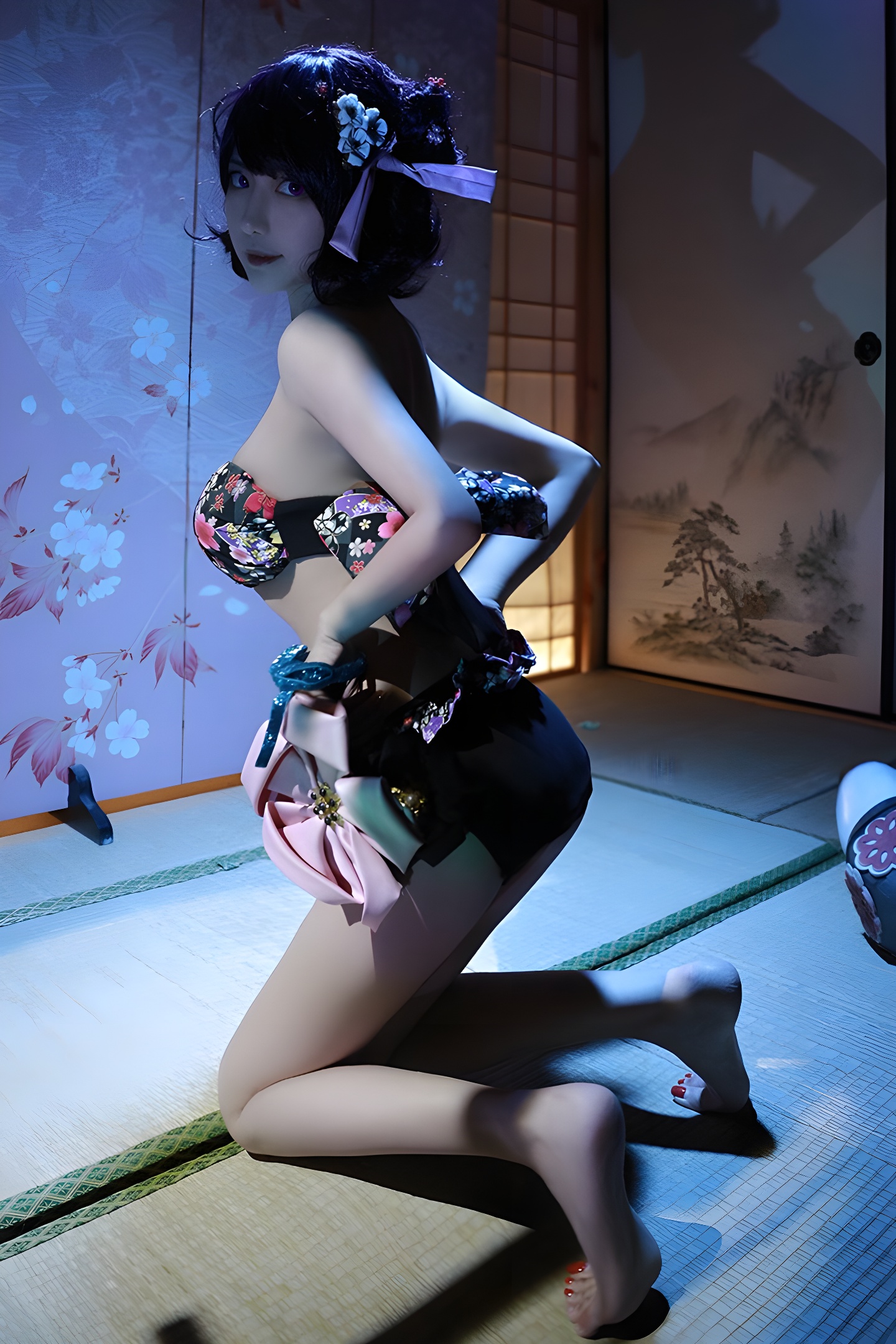 画仙COS小鹿鹿：夺命娇体与唯美性感的完美结合