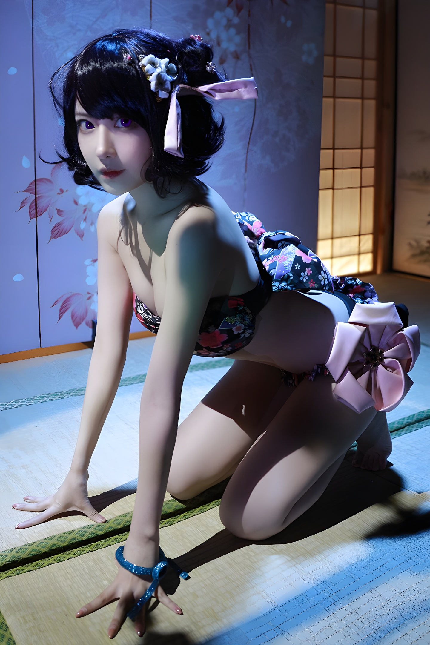 画仙COS小鹿鹿：夺命娇体与唯美性感的完美结合