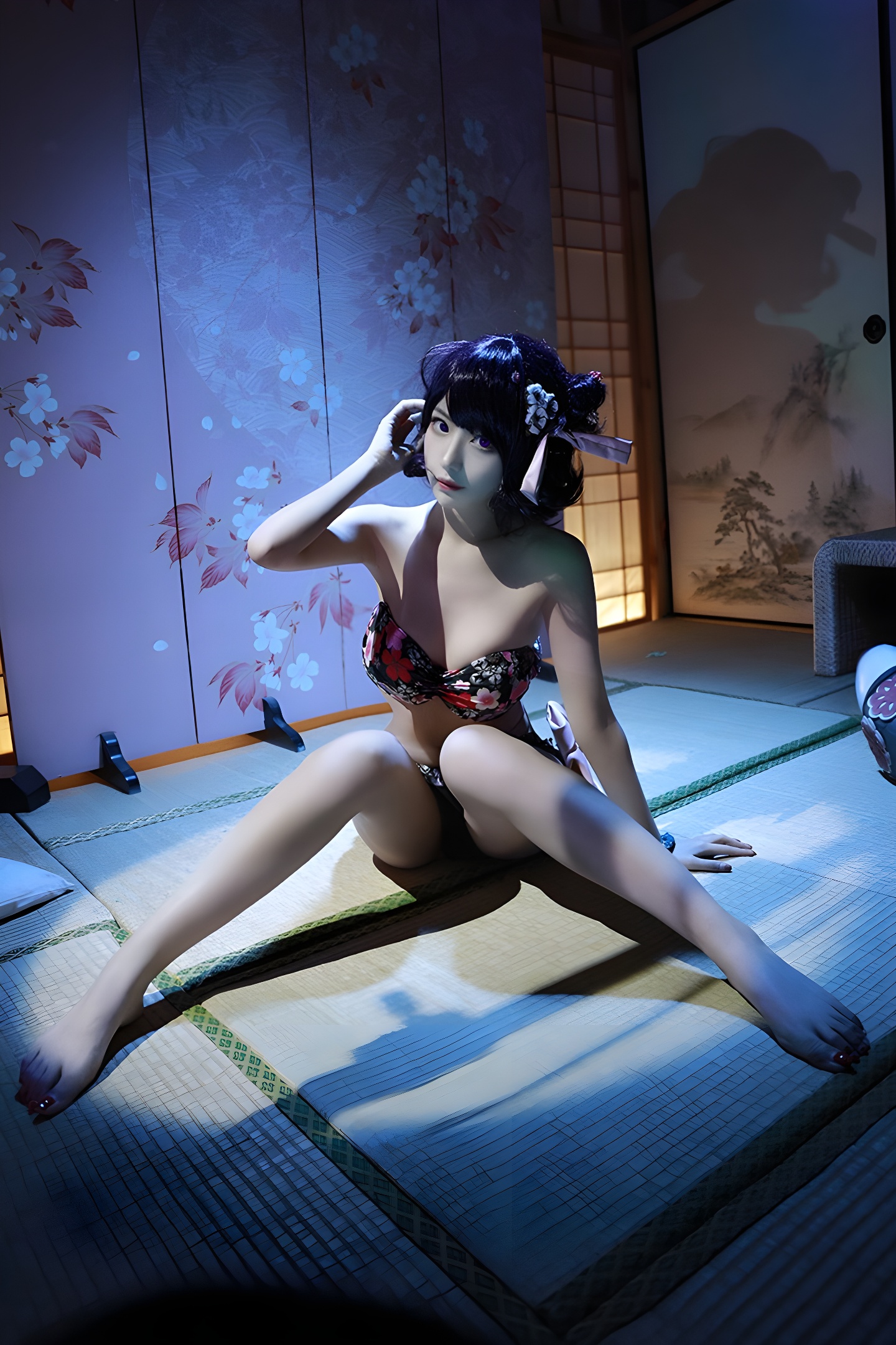 画仙COS小鹿鹿：夺命娇体与唯美性感的完美结合