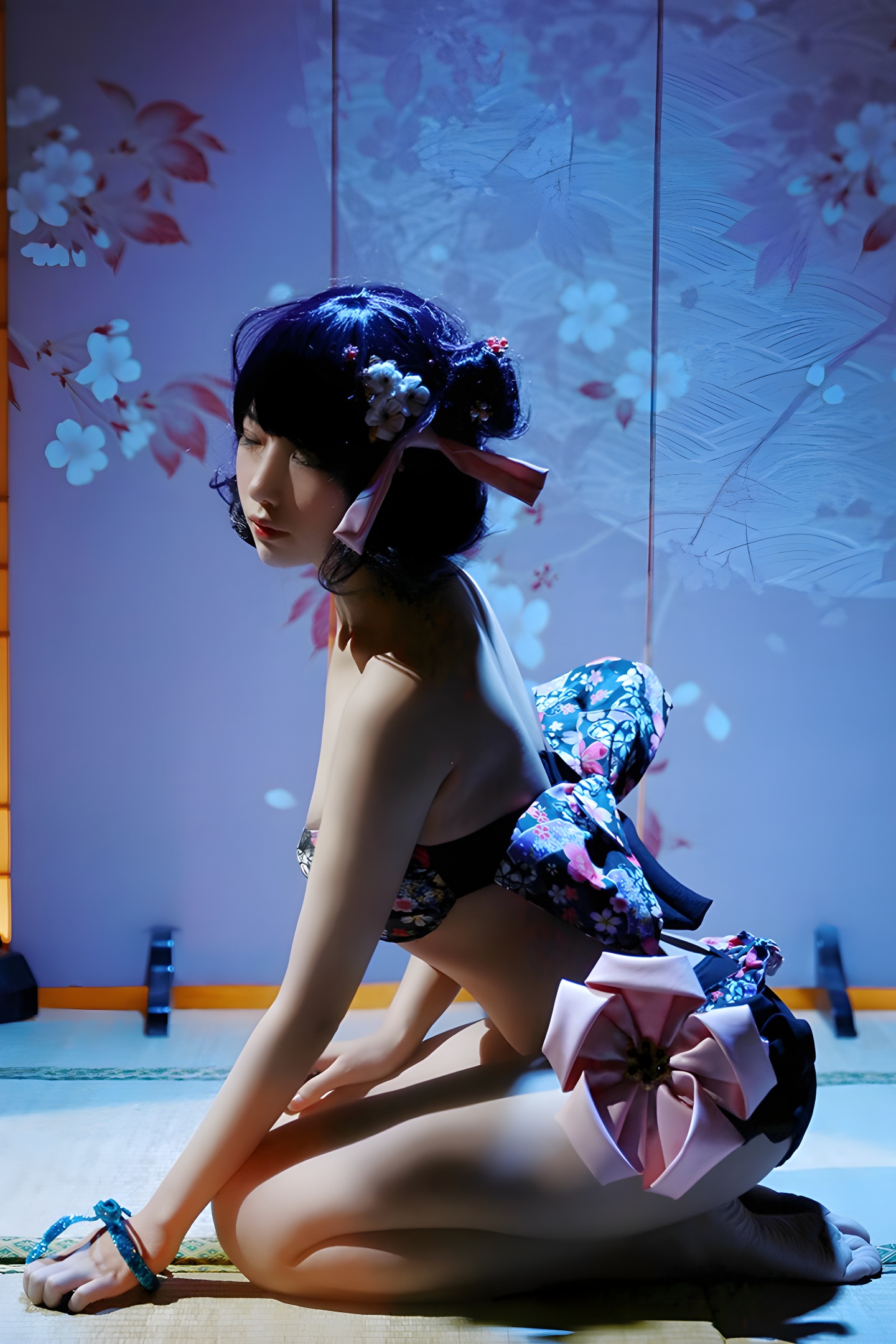 画仙COS小鹿鹿：夺命娇体与唯美性感的完美结合