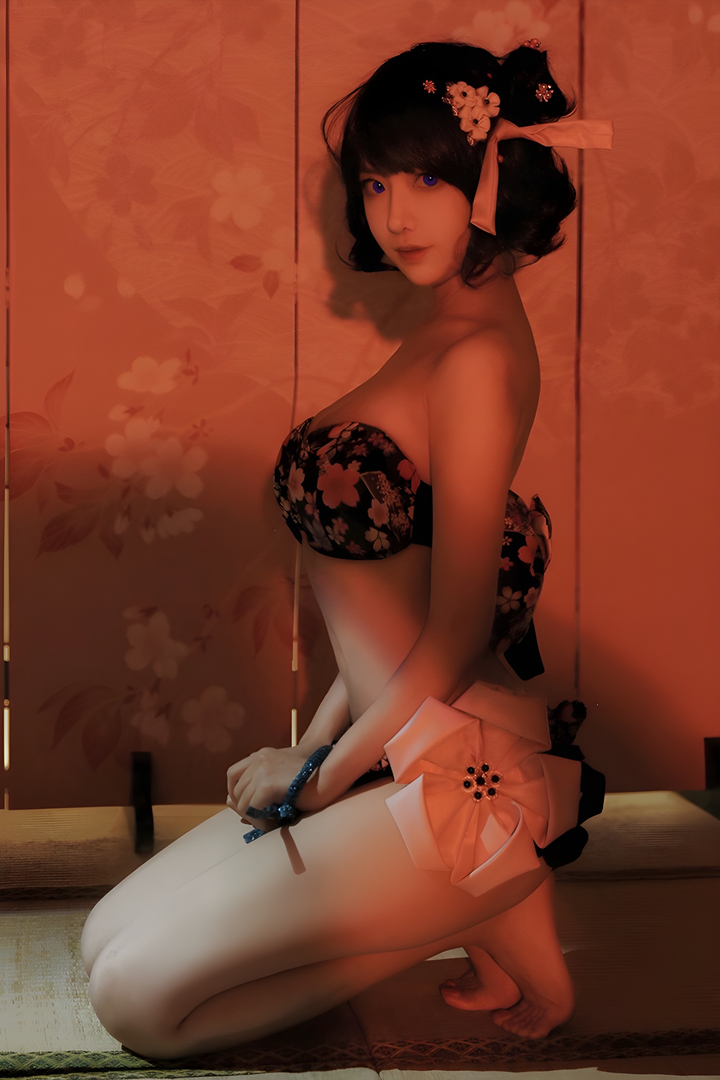 画仙COS小鹿鹿：夺命娇体与唯美性感的完美结合