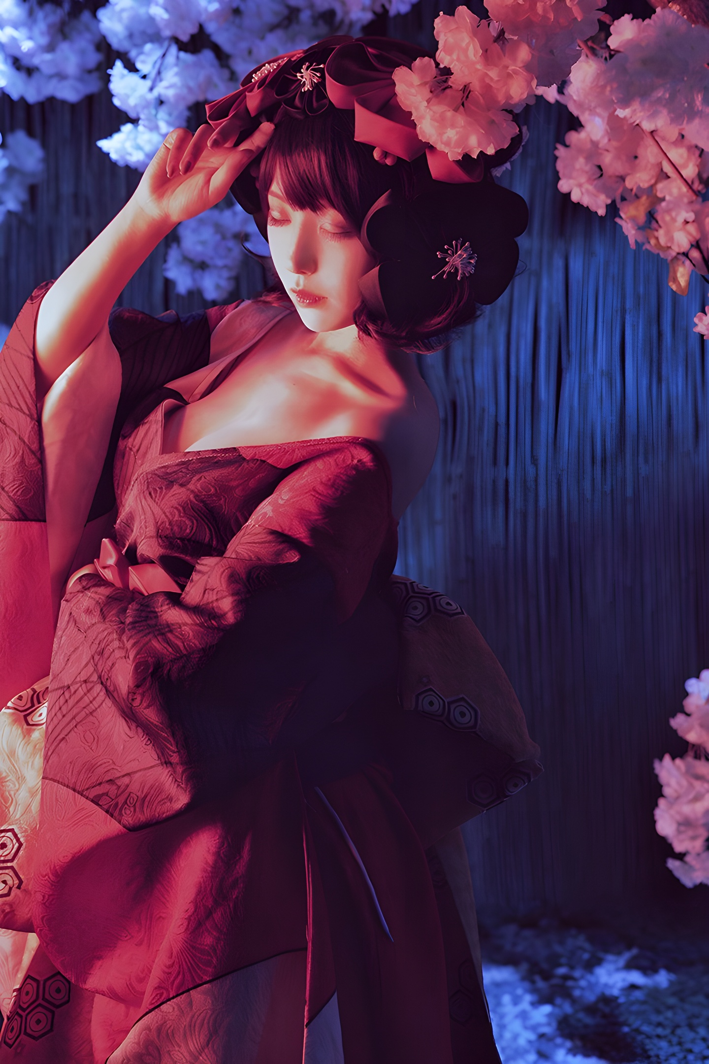 画仙COS小鹿鹿：夺命娇体与唯美性感的完美结合