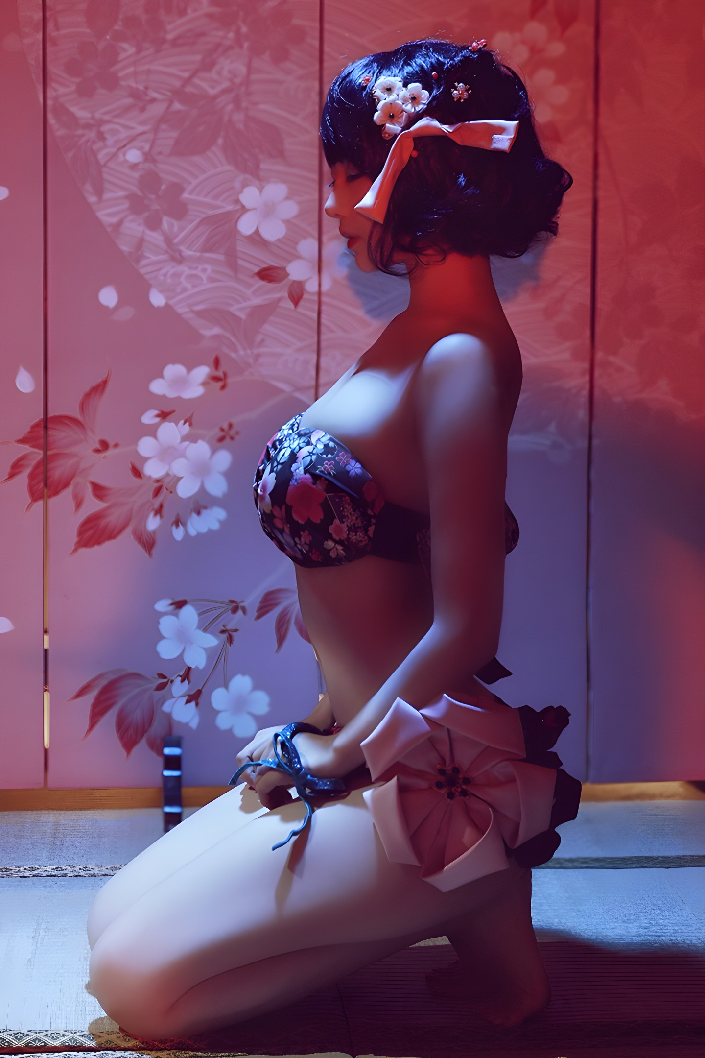 画仙COS小鹿鹿：夺命娇体与唯美性感的完美结合