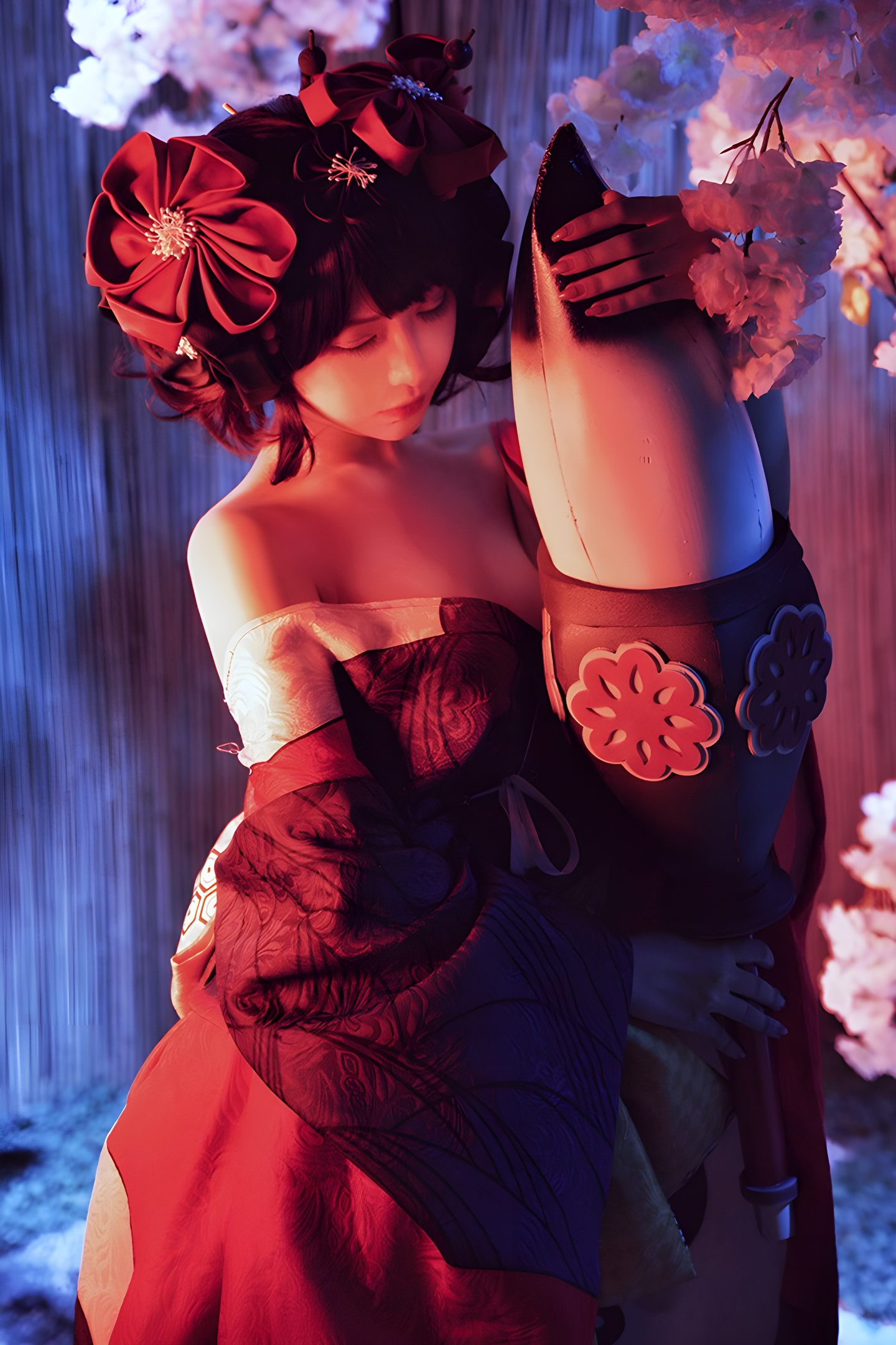 画仙COS小鹿鹿：夺命娇体与唯美性感的完美结合