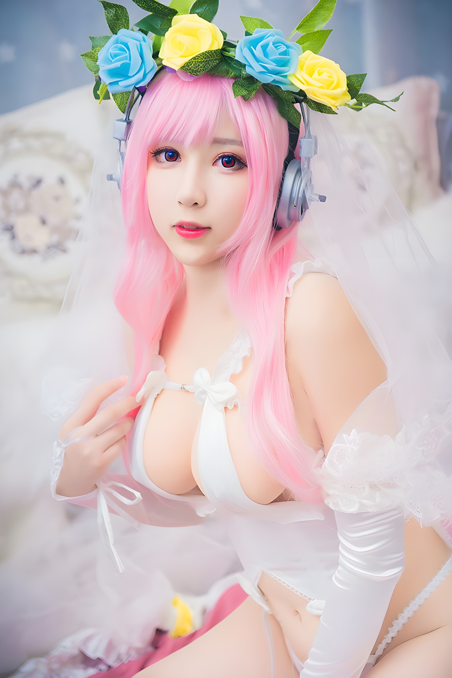 花花仙子小酥酱白丝高跟美乳侧漏：时尚与性感的完美结合