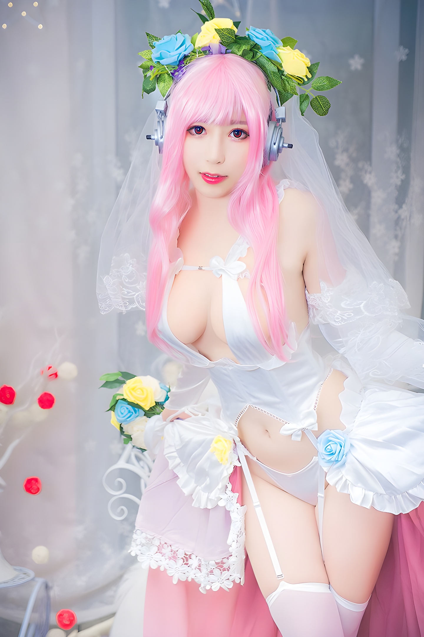 花花仙子小酥酱白丝高跟美乳侧漏：时尚与性感的完美结合