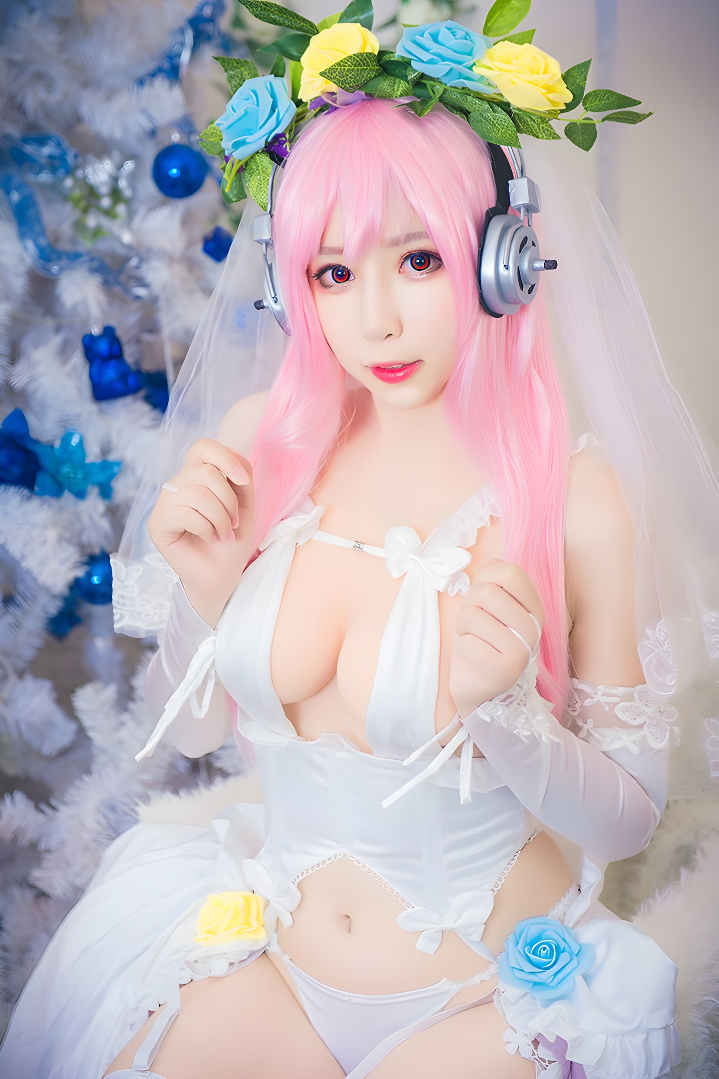 花花仙子小酥酱白丝高跟美乳侧漏：时尚与性感的完美结合