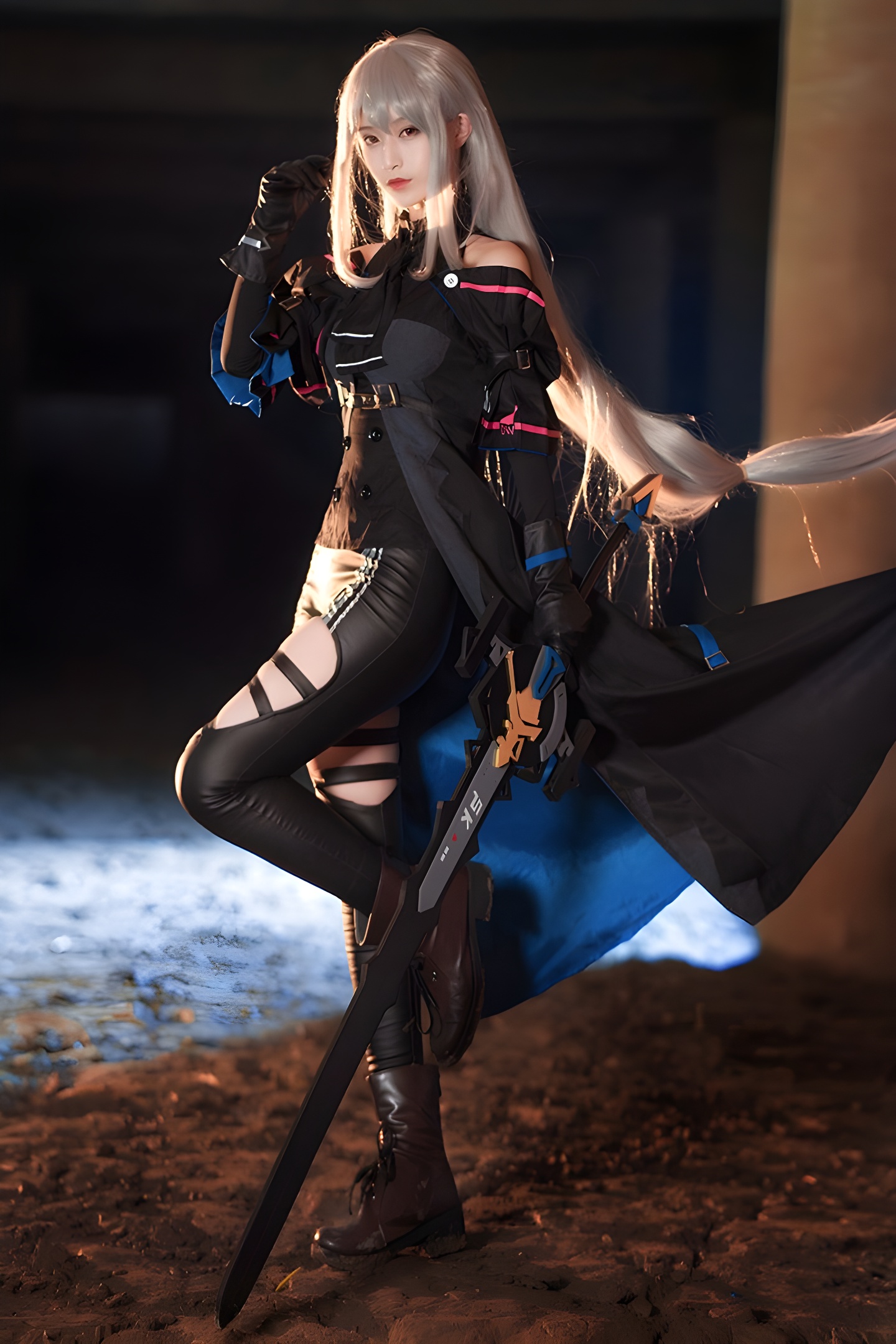 鬼舞禁欲束缚调教：COSPLAY与铁板烧的视觉盛宴