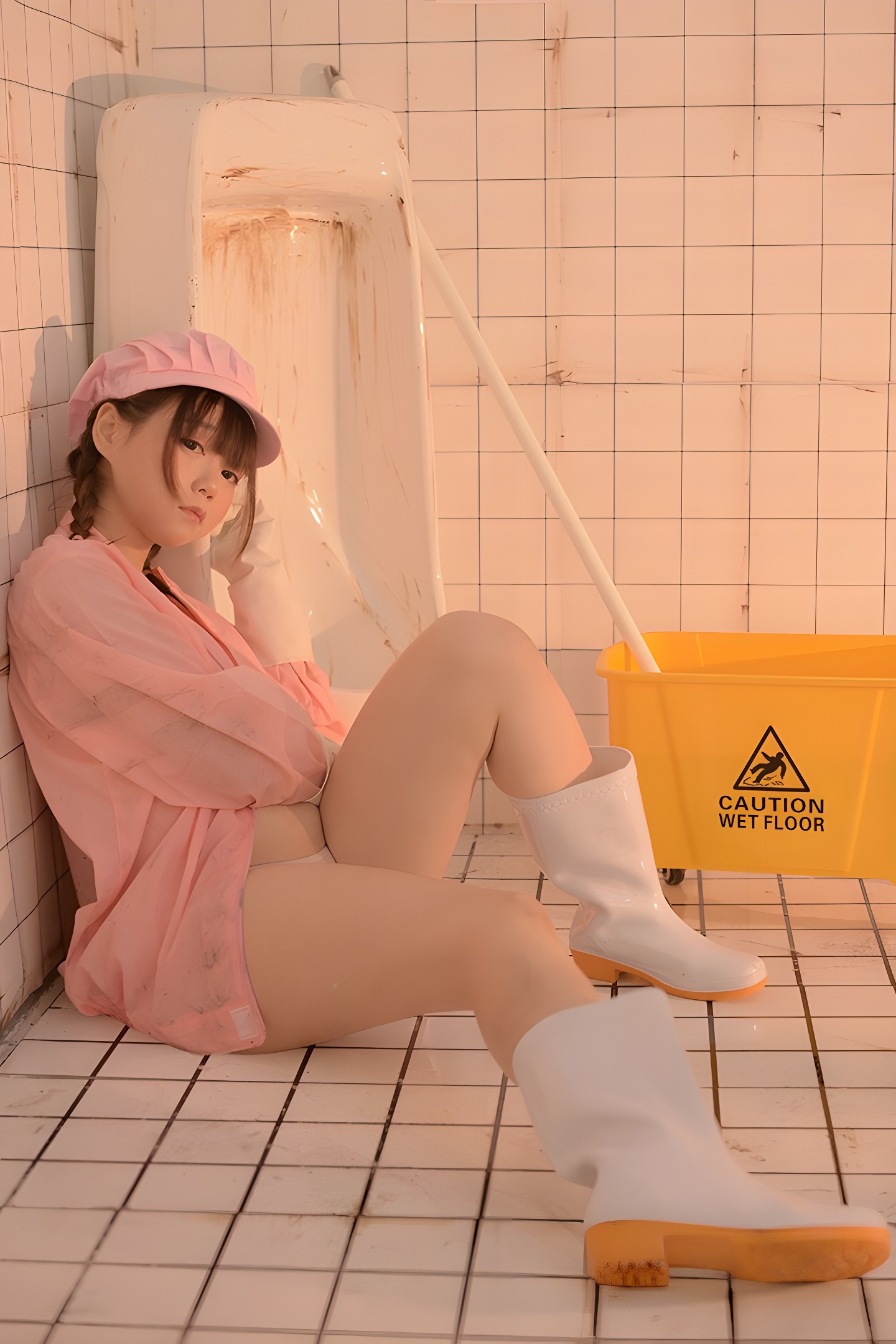 年轻清洁员肉肉蜜汁肉体工作瞬间的动人美感