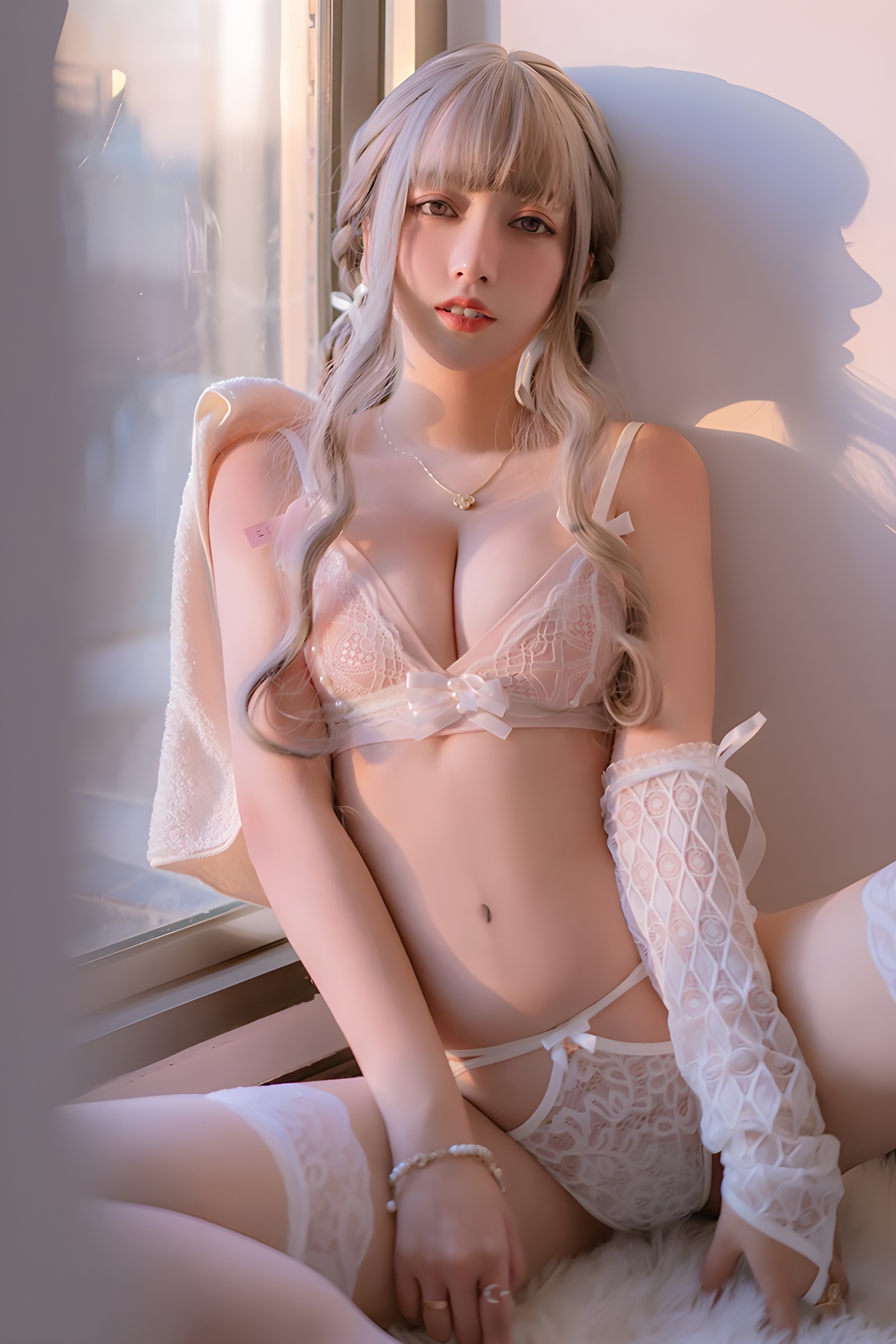 米线线COS写真：情窦初开性感美乳惊艳登场