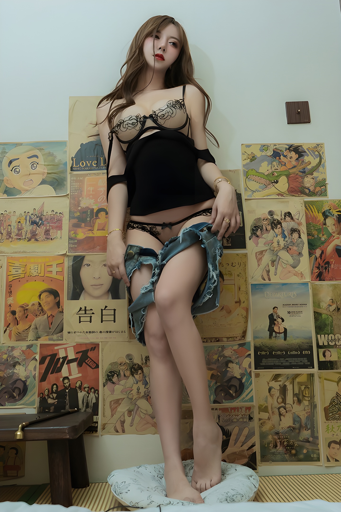 蜜桃小妹醉酒裸露艺术照：米线线蛇臀蜂腰的独特魅力