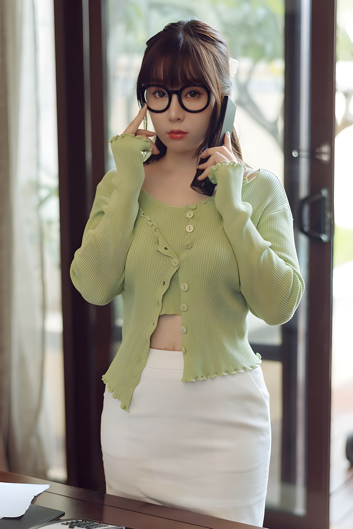 王雨纯真空裸露撅臀示爱：风骚秘书的诱惑与魅力