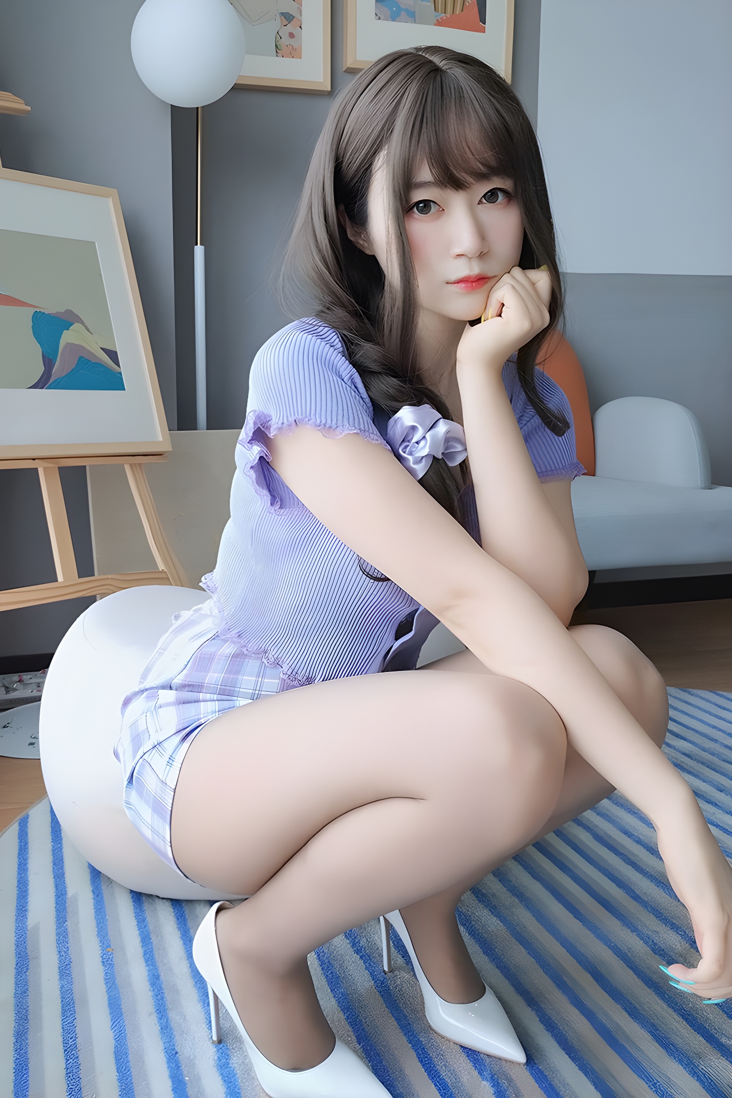 邻家小妹白银八一奶味酥胸灰丝，勾魂魅力全解析