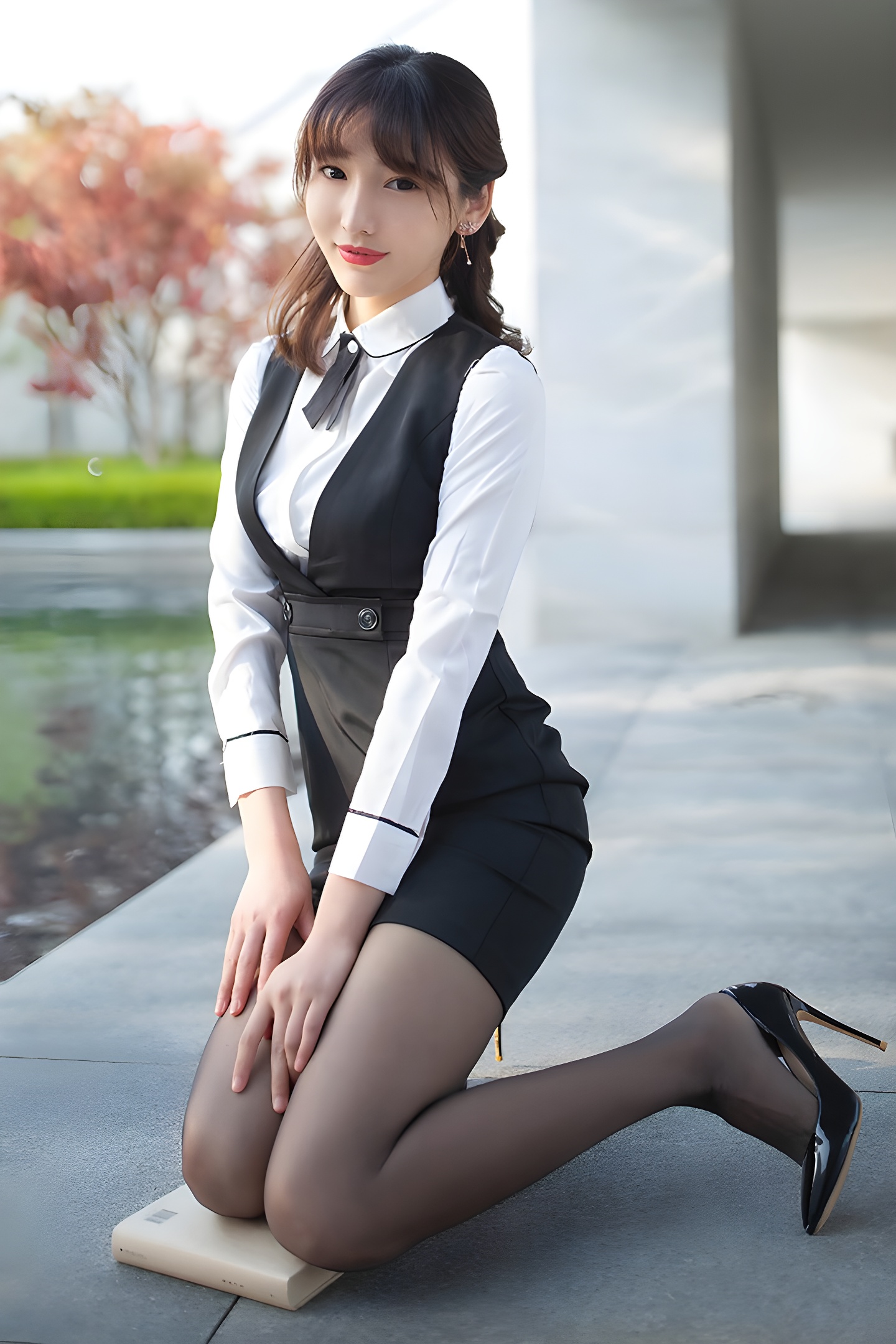 陆萱萱纯欲写真：白皙肌肤与奶甜气质全释放