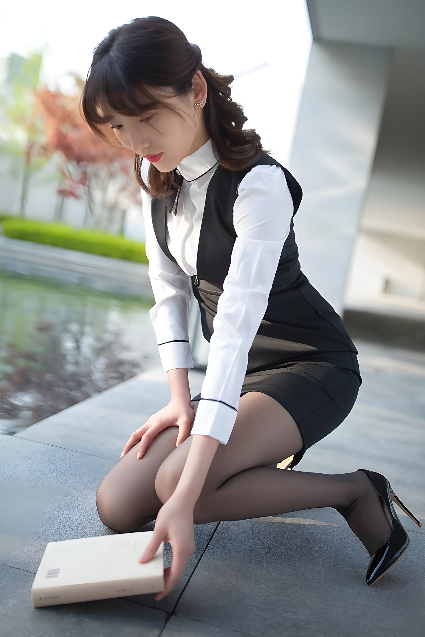 陆萱萱纯欲写真：白皙肌肤与奶甜气质全释放