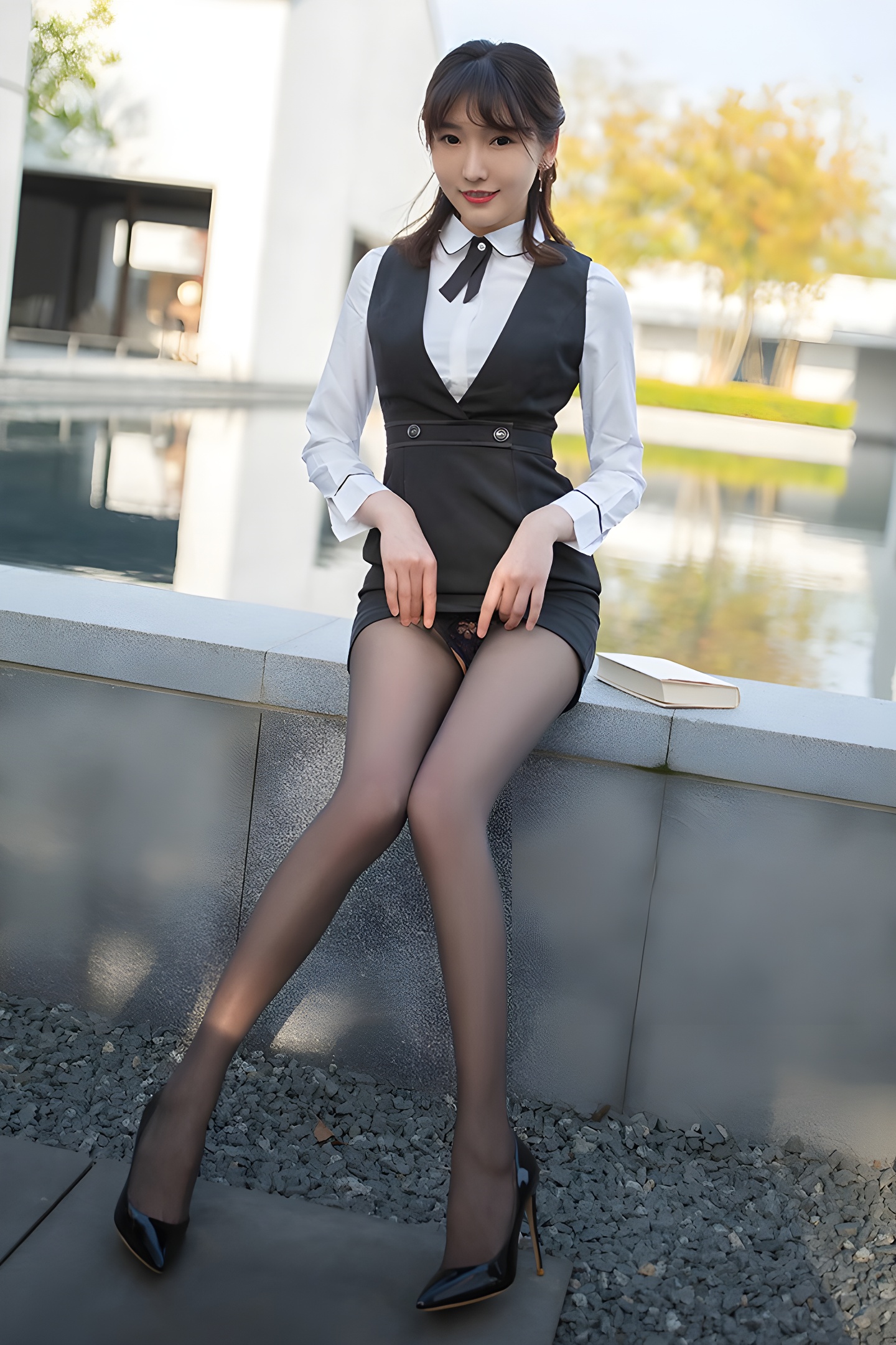 陆萱萱纯欲写真：白皙肌肤与奶甜气质全释放