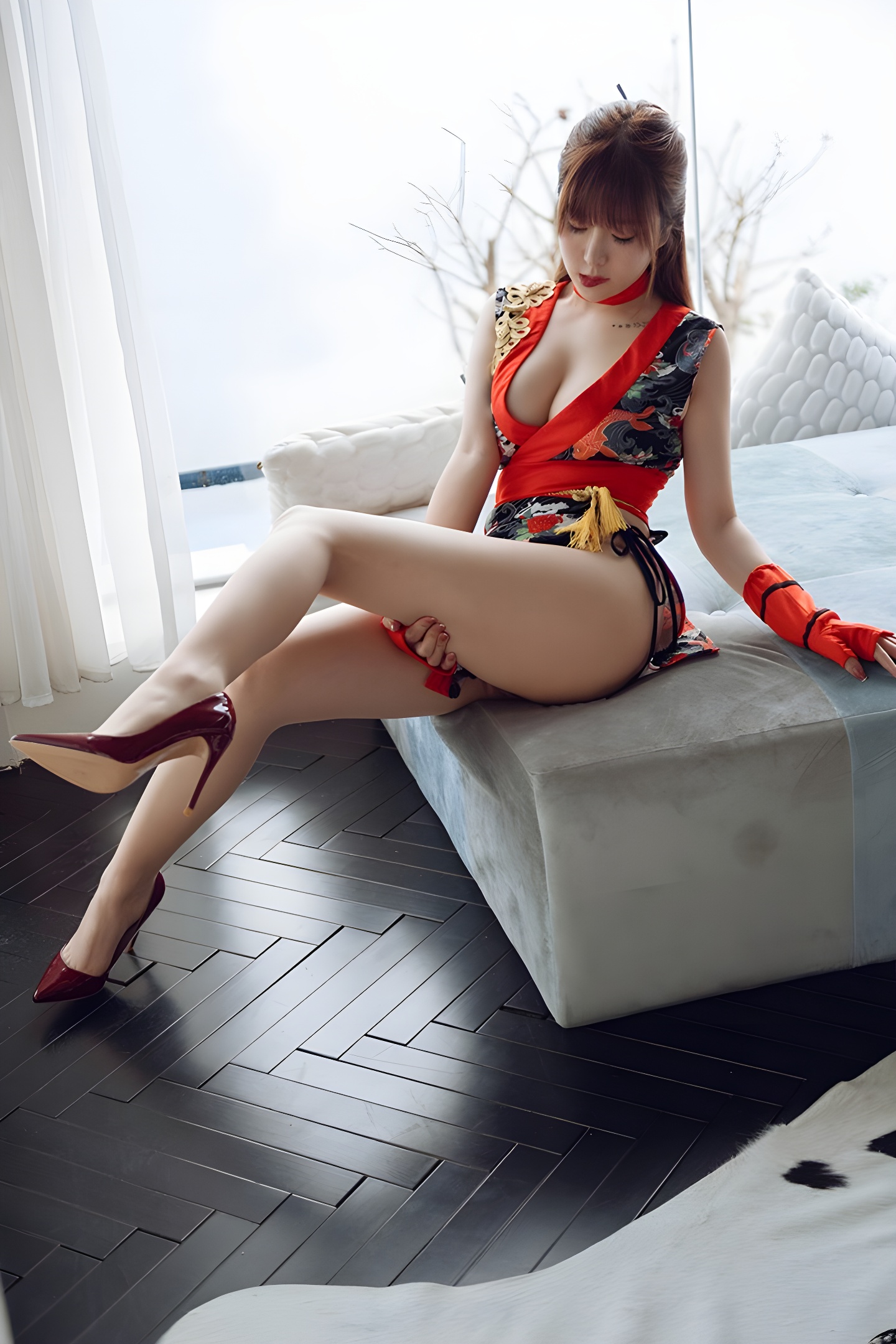 王雨纯肉丝美脚热舞写真 巨乳翘臀极致诱惑