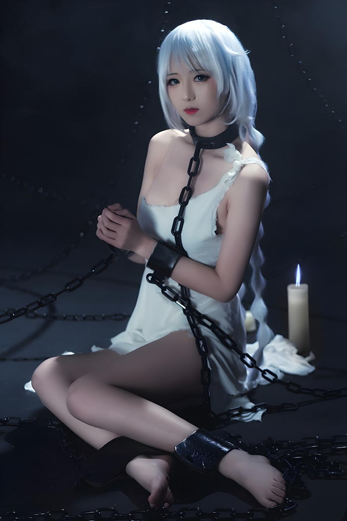 鬼舞禁欲束缚调教：COSPLAY与铁板烧的视觉盛宴